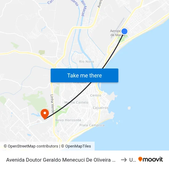 Avenida Doutor Geraldo Menecuci De Oliveira Próximo Ao 509 to Ufrj map