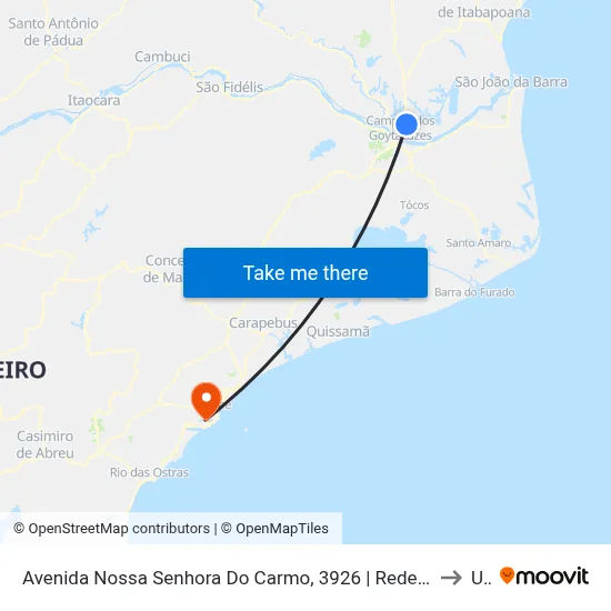Avenida Nossa Senhora Do Carmo, 3926 | Rede Manaus (Sentido Centro) to Ufrj map