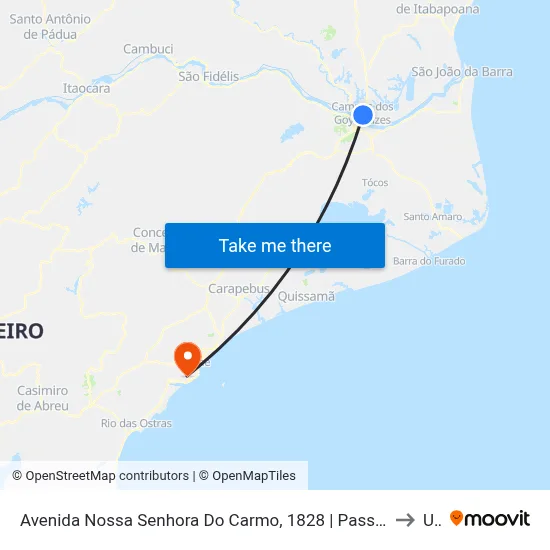 Avenida Nossa Senhora Do Carmo, 1828 | Passarela (Sentido Centro) to Ufrj map
