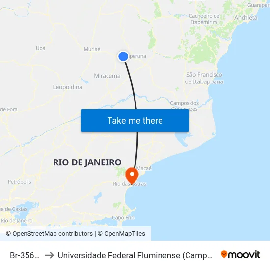 Br-356, 151 to Universidade Federal Fluminense (Campus Rio Das Ostras) map