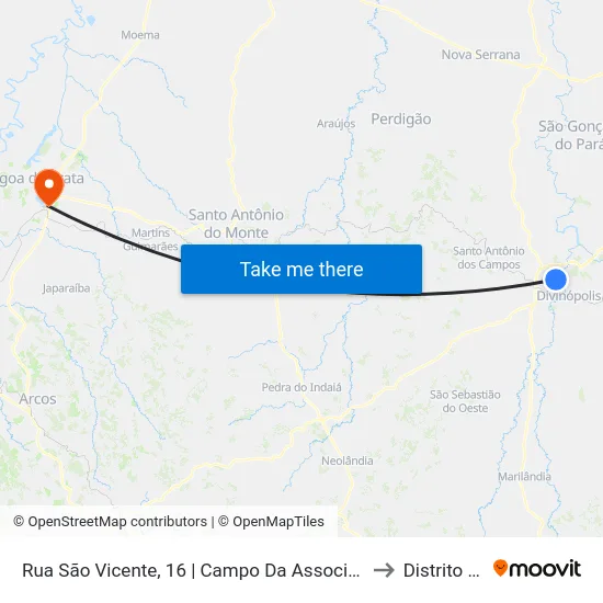 Rua São Vicente, 16 | Campo Da Associação Vasco Da Gama to Distrito da Ilha map