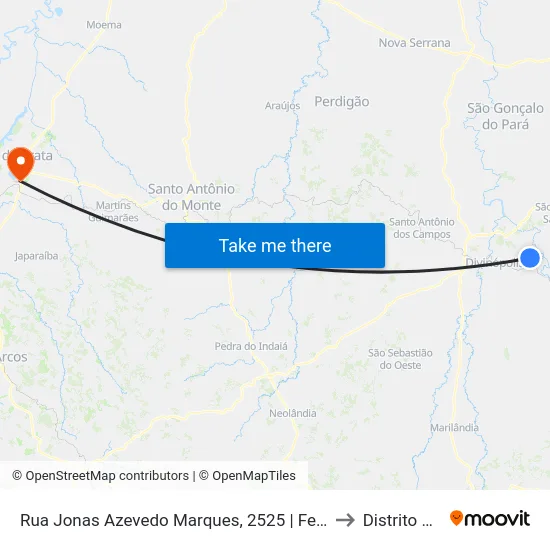 Rua Jonas Azevedo Marques, 2525 | Ferradura Logística to Distrito da Ilha map