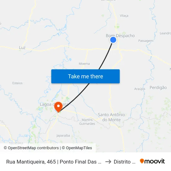 Rua Mantiqueira, 465 | Ponto Final Das Linhas Da Circullare to Distrito da Ilha map
