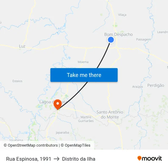 Rua Espinosa, 1991 to Distrito da Ilha map