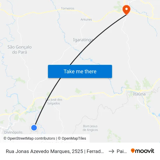 Rua Jonas Azevedo Marques, 2525 | Ferradura Logística to Paivas map