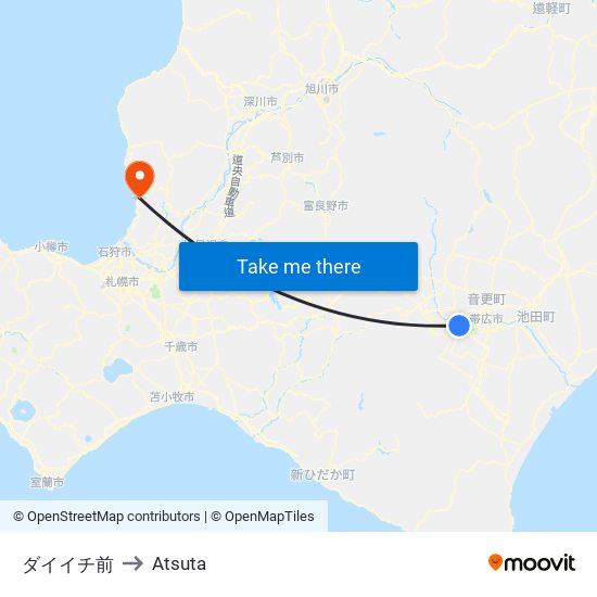 ダイイチ前 to Atsuta map