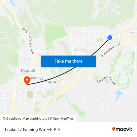 Lockett / Fanning Wb to PIE map