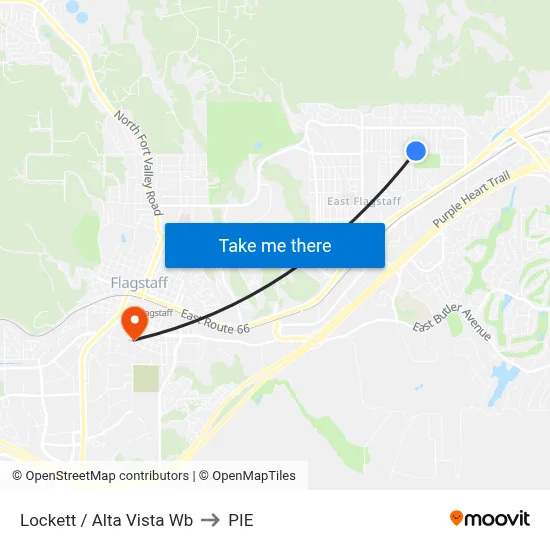 Lockett / Alta Vista Wb to PIE map