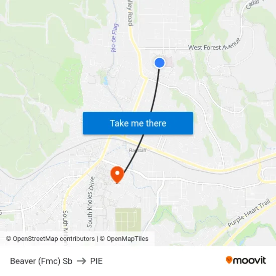 Beaver (Fmc) Sb to PIE map