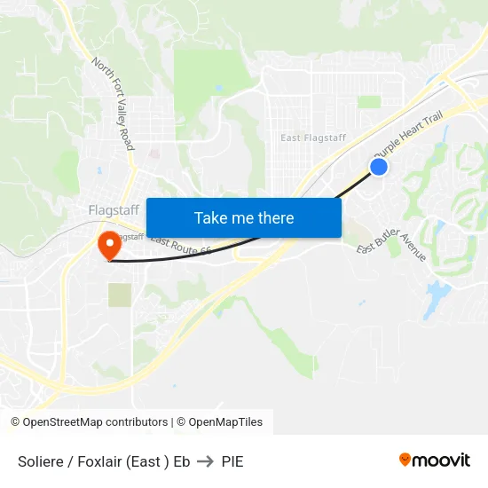 Soliere / Foxlair (East ) Eb to PIE map