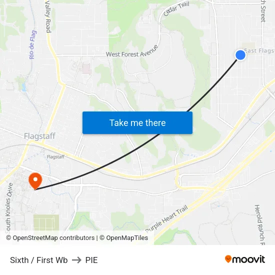 Sixth / First Wb to PIE map