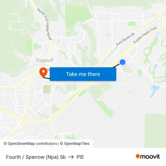 Fourth / Sparrow (Npa) Sb to PIE map