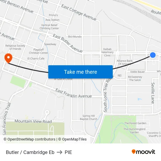 Butler / Cambridge Eb to PIE map