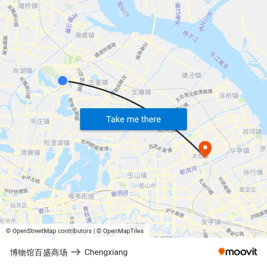 Museum Pacific Mall to Chengxiang map