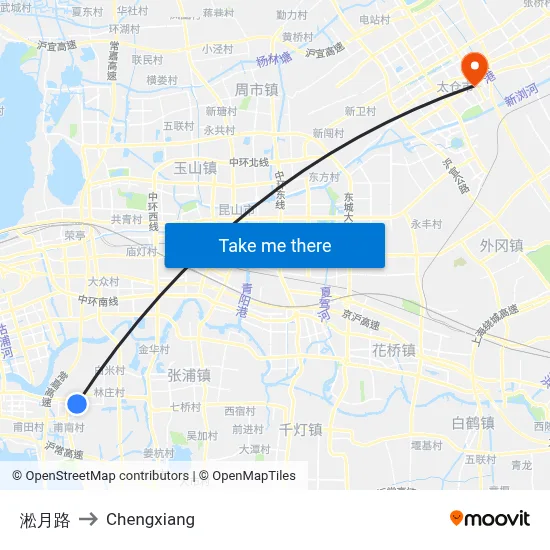 Songyue Road to Chengxiang map
