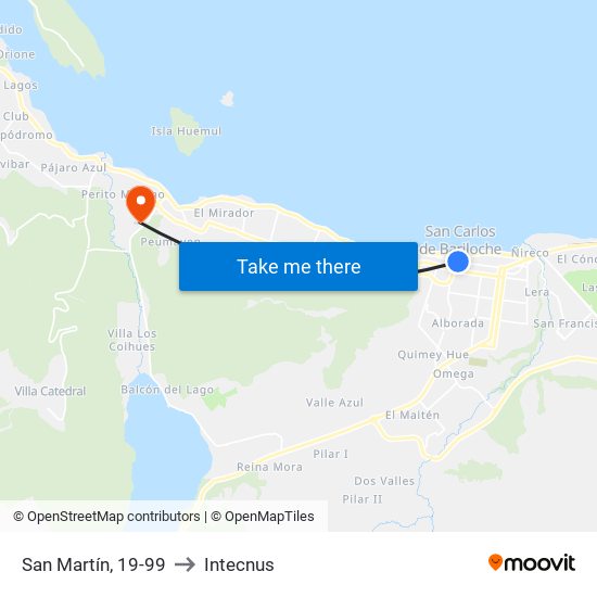 San Martín, 19-99 to Intecnus map
