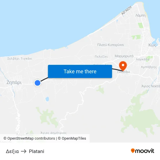 Right to Platani map