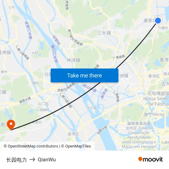 长园电力 to QianWu map