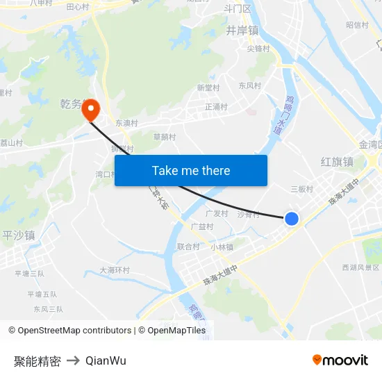 Juneng Precision to QianWu map