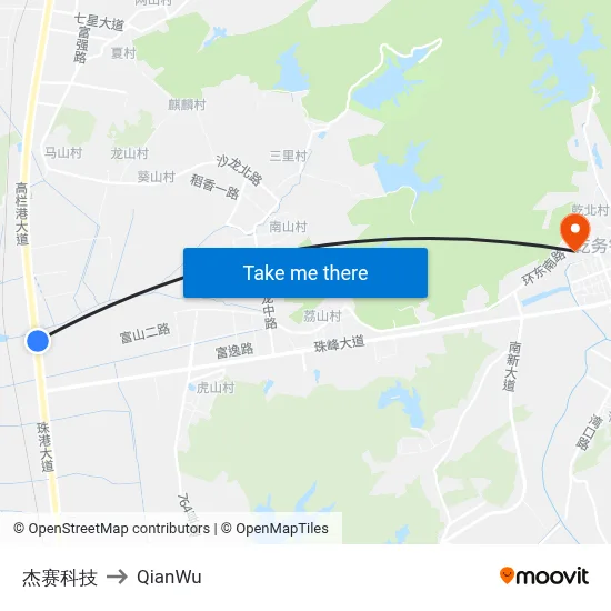 Jesse Technology to QianWu map
