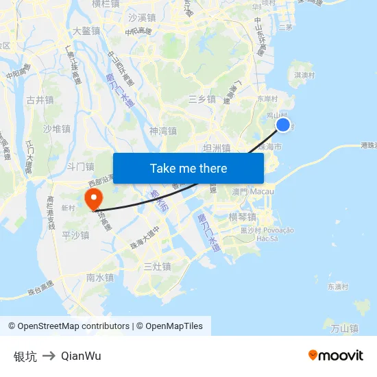 Silver Pit to QianWu map