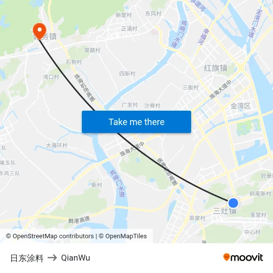 Ritong Coatings to QianWu map