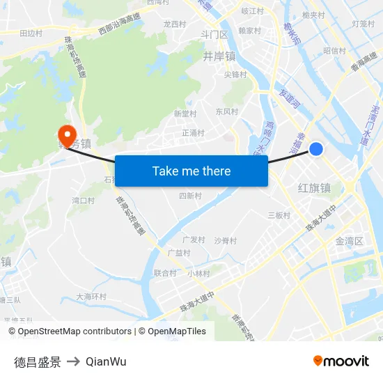 Dechangsheng View to QianWu map