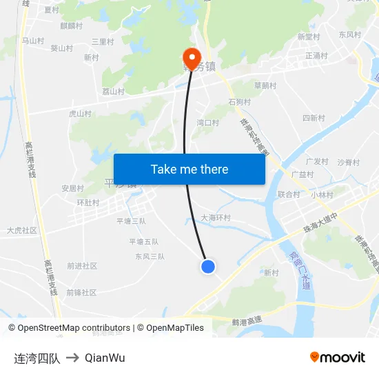 Lianwan Team 4 to QianWu map