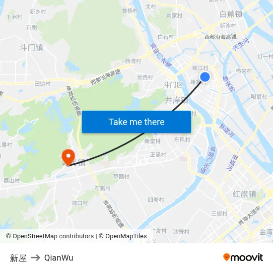 Shin-ya to QianWu map