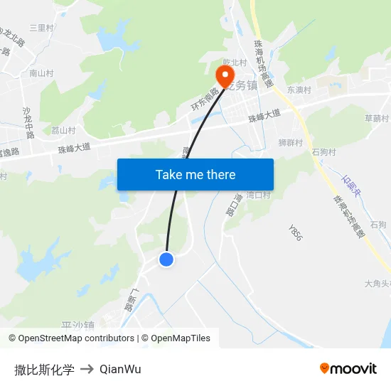 Sabis Chemical to QianWu map