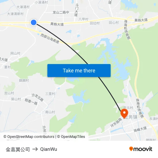 Jinjiaye Company to QianWu map