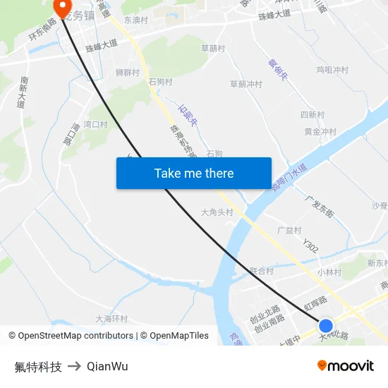 Fuote Technology to QianWu map
