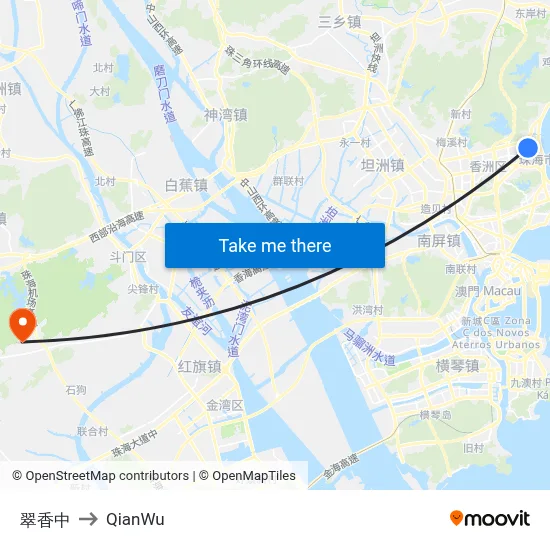Cuixiang Central to QianWu map