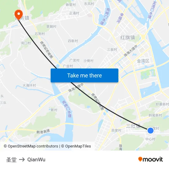 Holy Hall to QianWu map