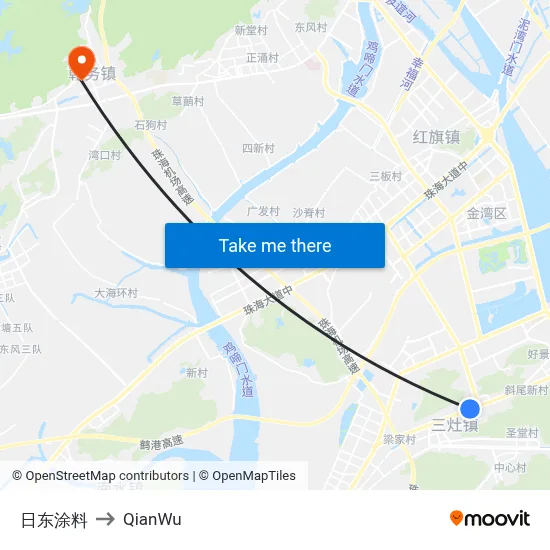 Ritong Coatings to QianWu map