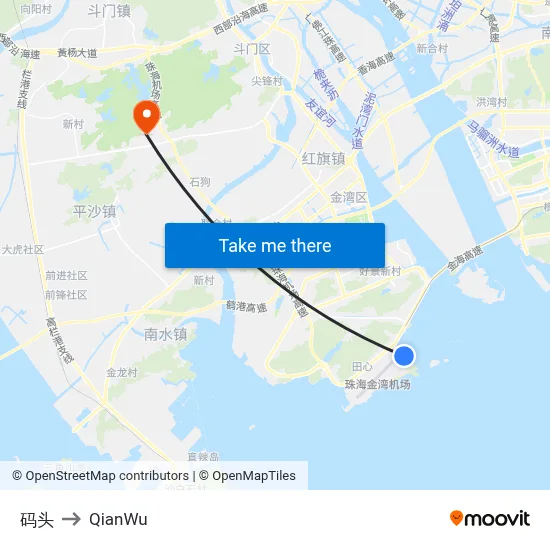 Pier to QianWu map