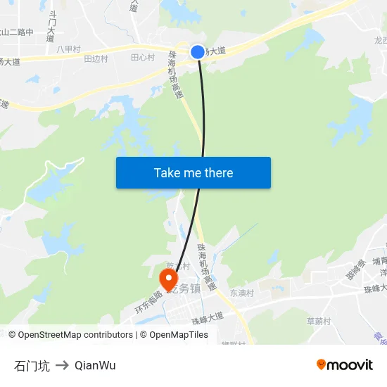 Stone Gate Pit to QianWu map