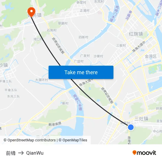 Vanguard to QianWu map