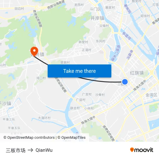 Third Board Market to QianWu map