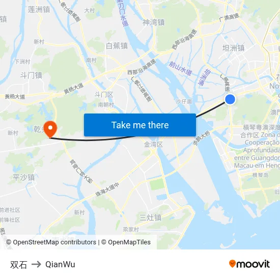 Double Stone to QianWu map