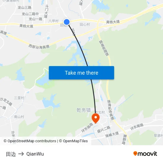 Tanabe to QianWu map