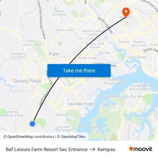 Bef Leisure Farm Resort Sec Entrance to Kempas map