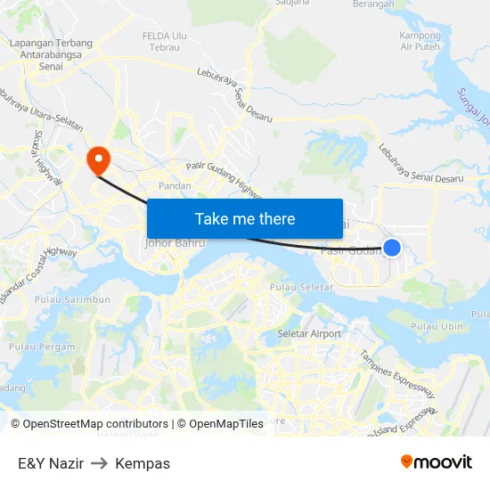 E&Y Nazir to Kempas map