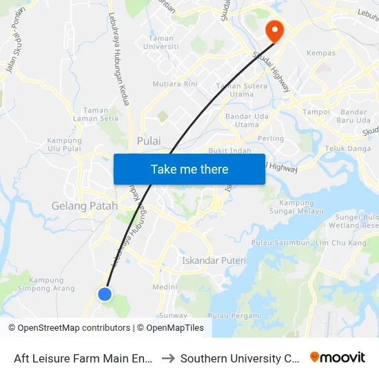 Aft Leisure Farm Main Entrance to Southern University College map