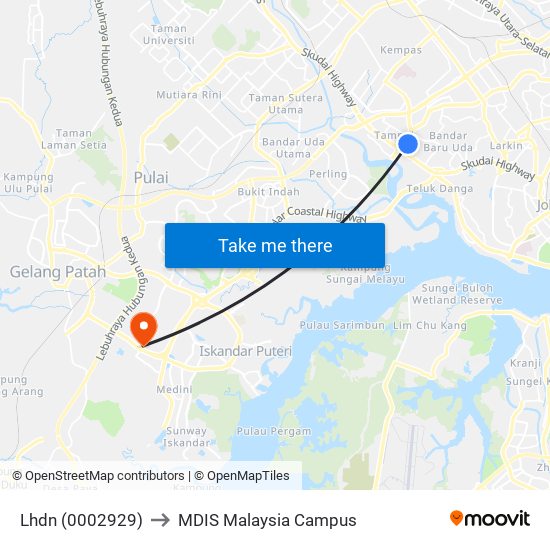 Lhdn (0002929) to MDIS Malaysia Campus map