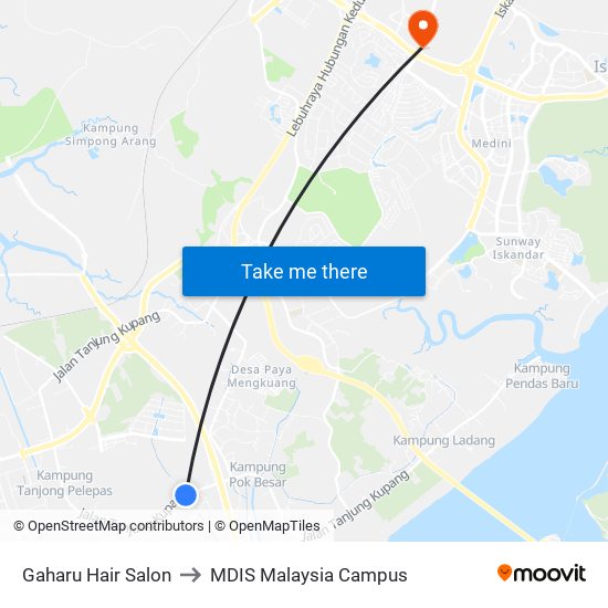 Bef Jalan Saiman to MDIS Malaysia Campus map