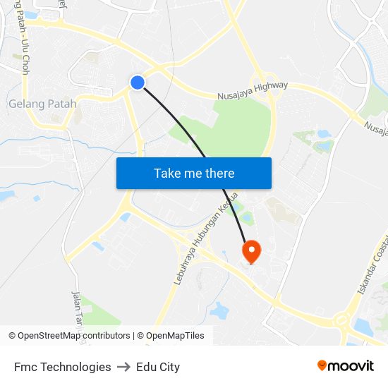 Fmc Technologies to Edu City map