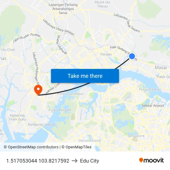 1.517053044	103.8217592 to Edu City map