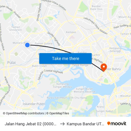 7 Eleven Sri Orkid to Kampus Bandar UTHM map