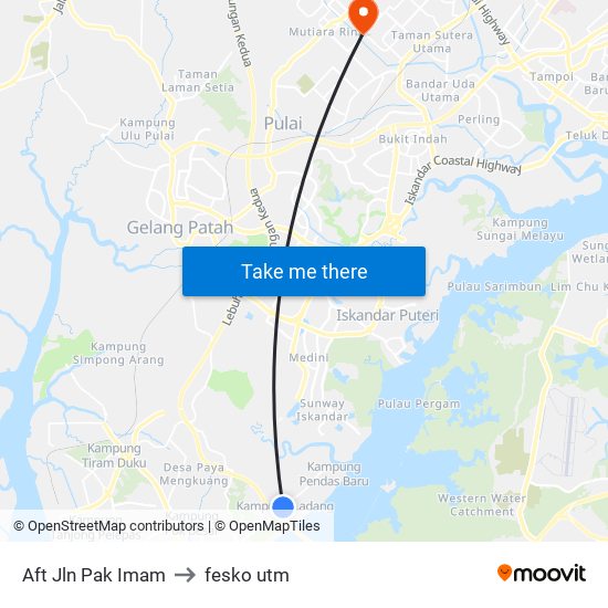 Aft Jln Pak Imam to fesko utm map